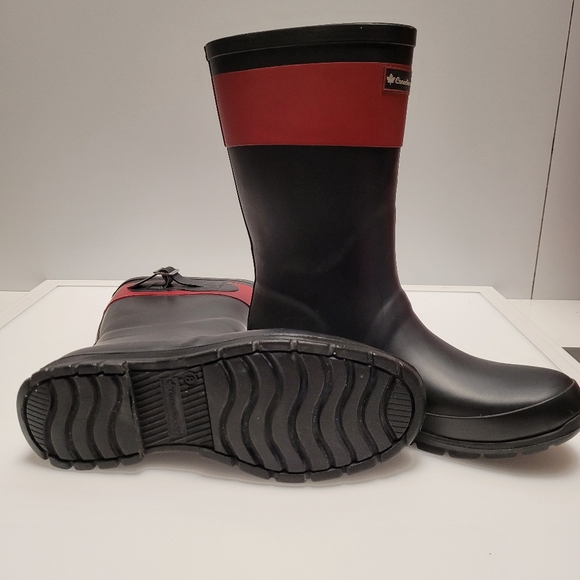 Canadiana Womens Wellington Rubber Boots - Picture 3 of 6